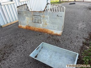 Doubles treuils forestiers 2 × 8 t avec tablier arrière de 2,30 m