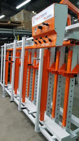 Pers voor het verbinden van voegen CRAFTDREW PPC 3000 | Timmermanstechniek | Houtbewerkingsmachines | JAKMET sp. z o.o.