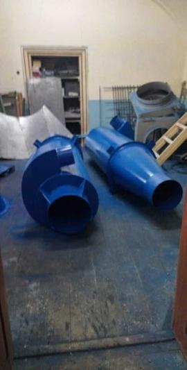 Afzuiger Cyklonový odlučovač pílin | Droogkamers, ventilatiesysteem | Houtbewerkingsmachines | Juraj polovka šneky výroba
