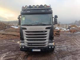 Houtsleepwagen Scania R450 | Vervoer- en manipulatietechniek | Houtbewerkingsmachines | Tartak Drewbud