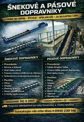 Andere techniek Strojtatry |  Zagerijtechniek | Houtbewerkingsmachines | Juraj polovka šneky výroba 