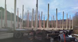 Rondhout oplegger Zaslaw  |  Vervoer- en manipulatietechniek | Houtbewerkingsmachines | Tartak Drewbud